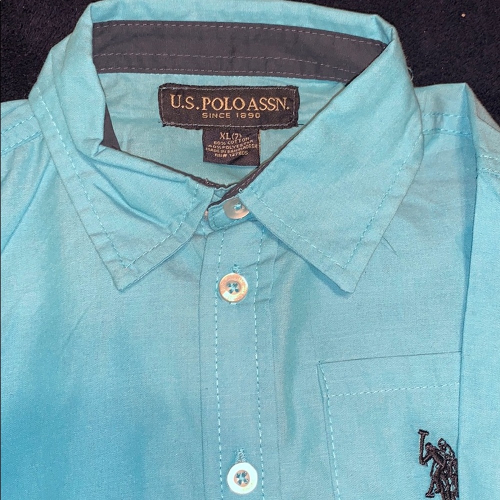 NWTBoys7 U.S. polo assn. button down collar shirt